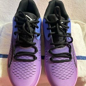 Puma Black and Purple Sneakers